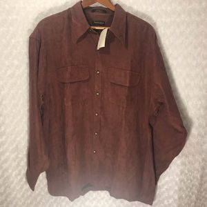 VanHeusen Suede Shirt